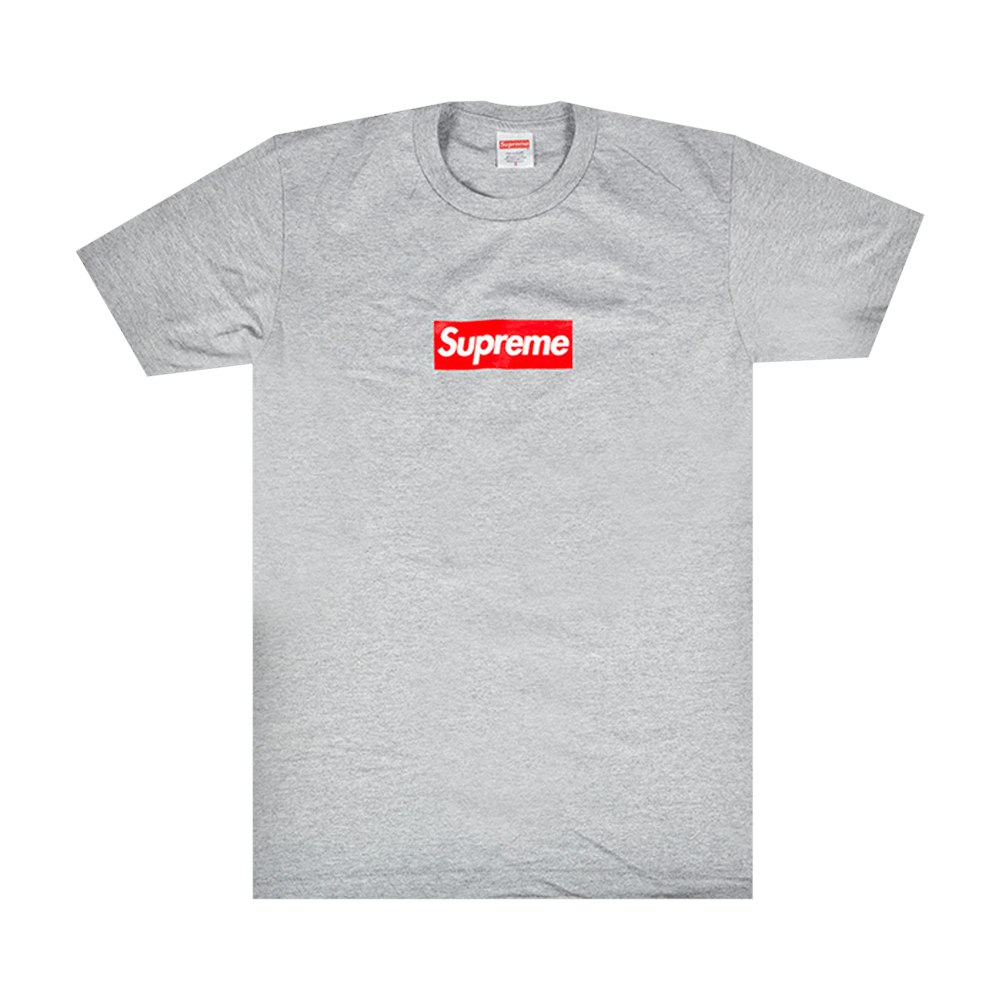 Supreme 20th Anniversary Box Logo T-Shirt 'Heather Grey'