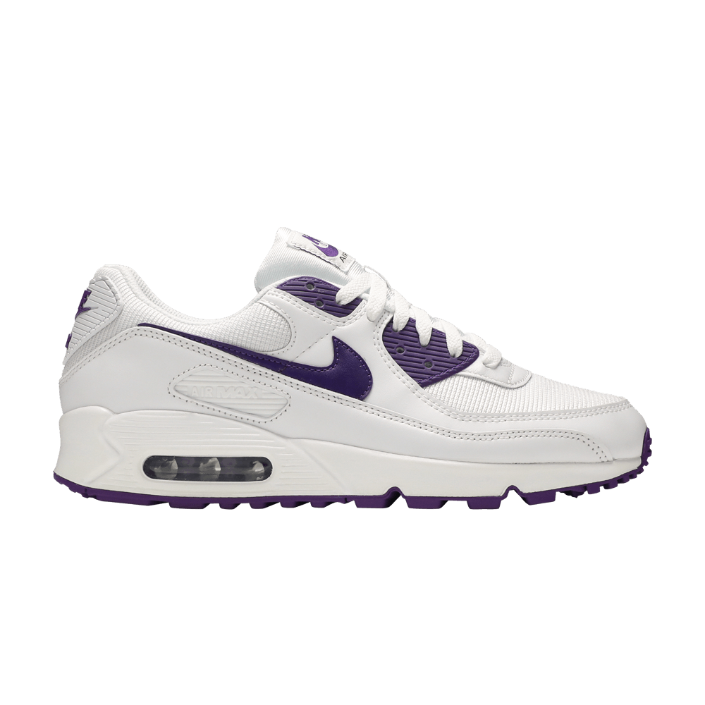 white purple air max 90