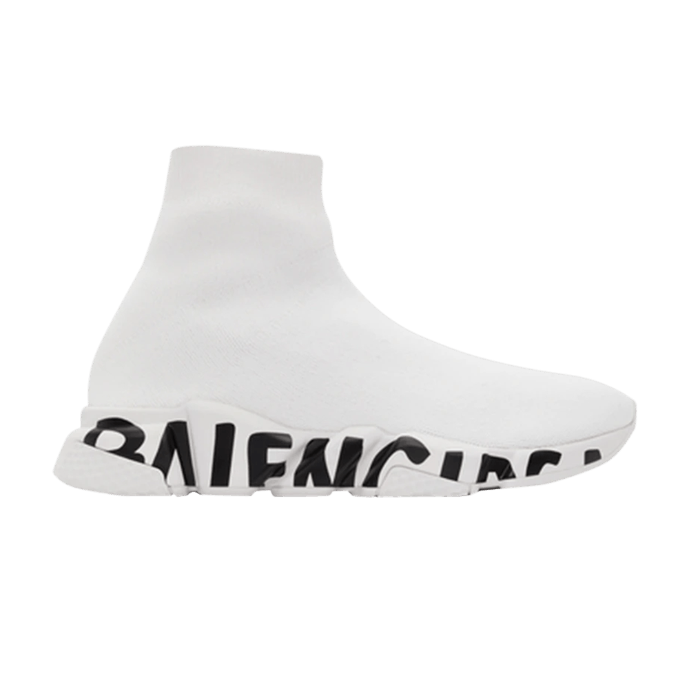 Balenciaga Speed Sneaker 'Midsole Graffiti - White Black'