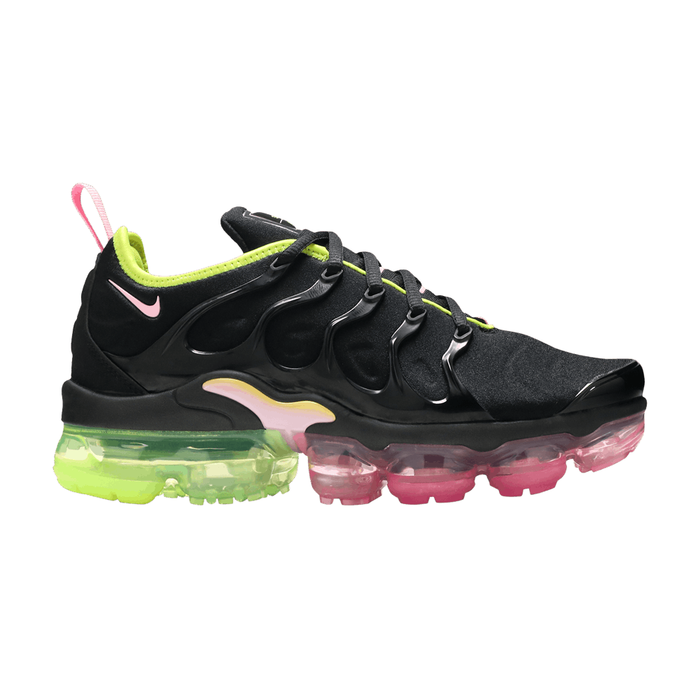 vapormax plus pink and black