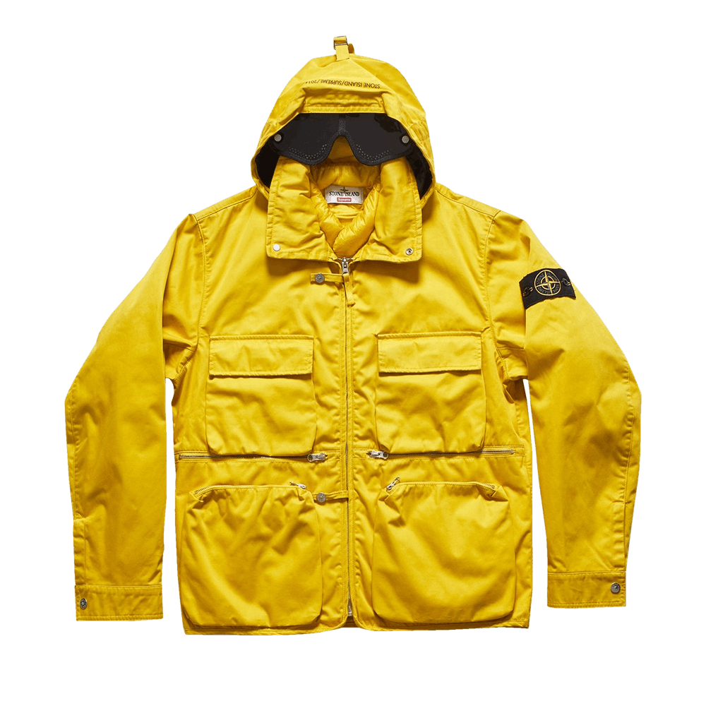 Buy Supreme x Stone Island Nero Jacket 'Yellow' - 0534