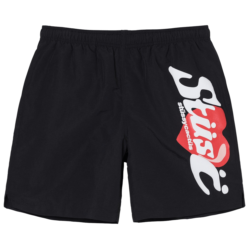 Stussy Spray Dye Denim Big Ol' Shorts Jorts Faded Pink
