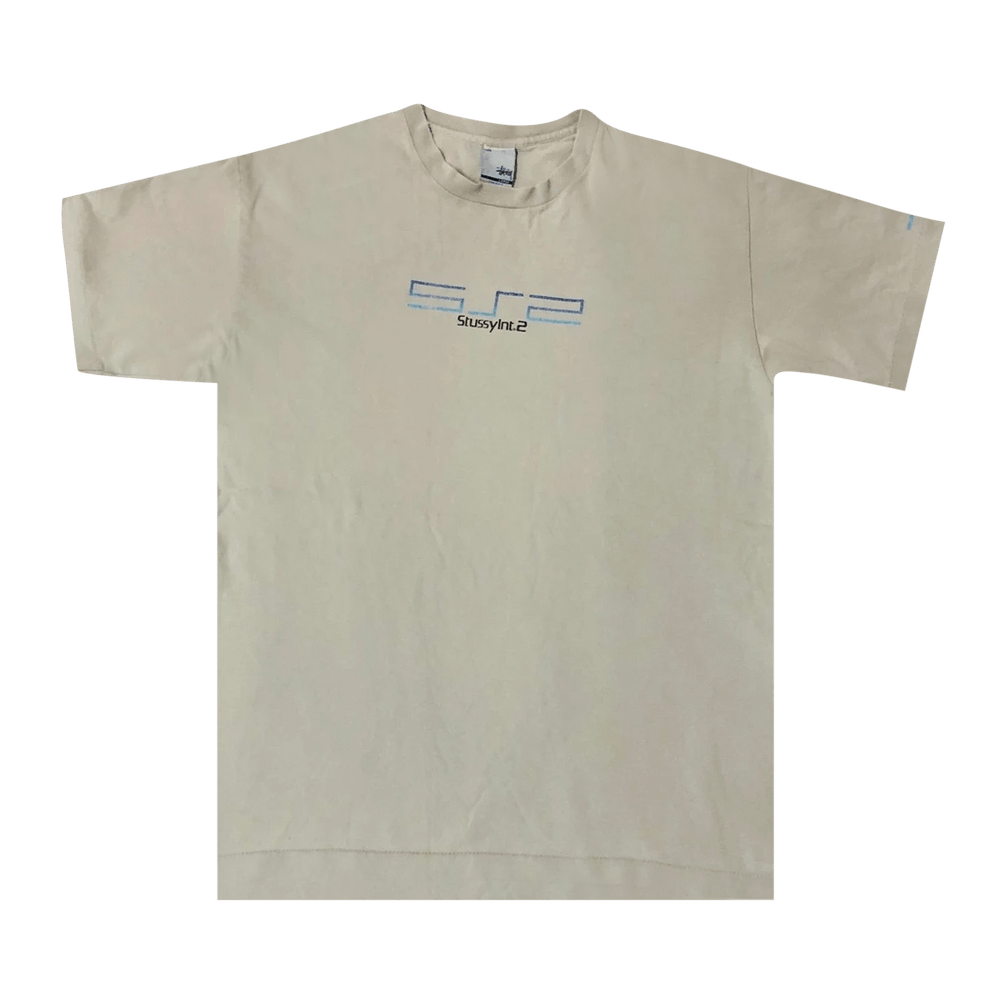 希少品 OLD STUSSY PS2 パロディTシャツ プレステ2 ホワイト L