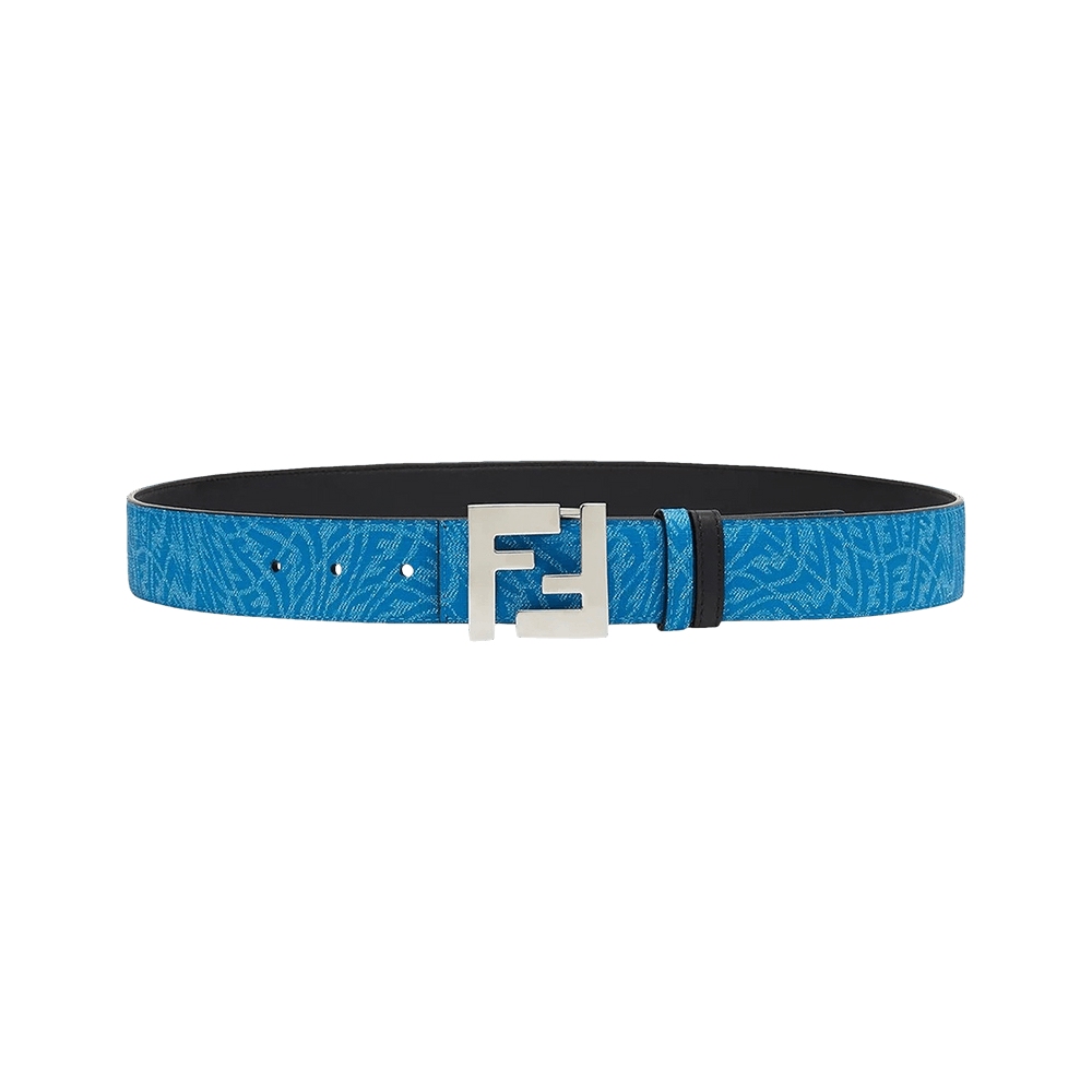 Buy Fendi x Sarah Coleman Fisheye Logo Belt Black Blue 7C0424 AFSZ F1F0P GOAT
