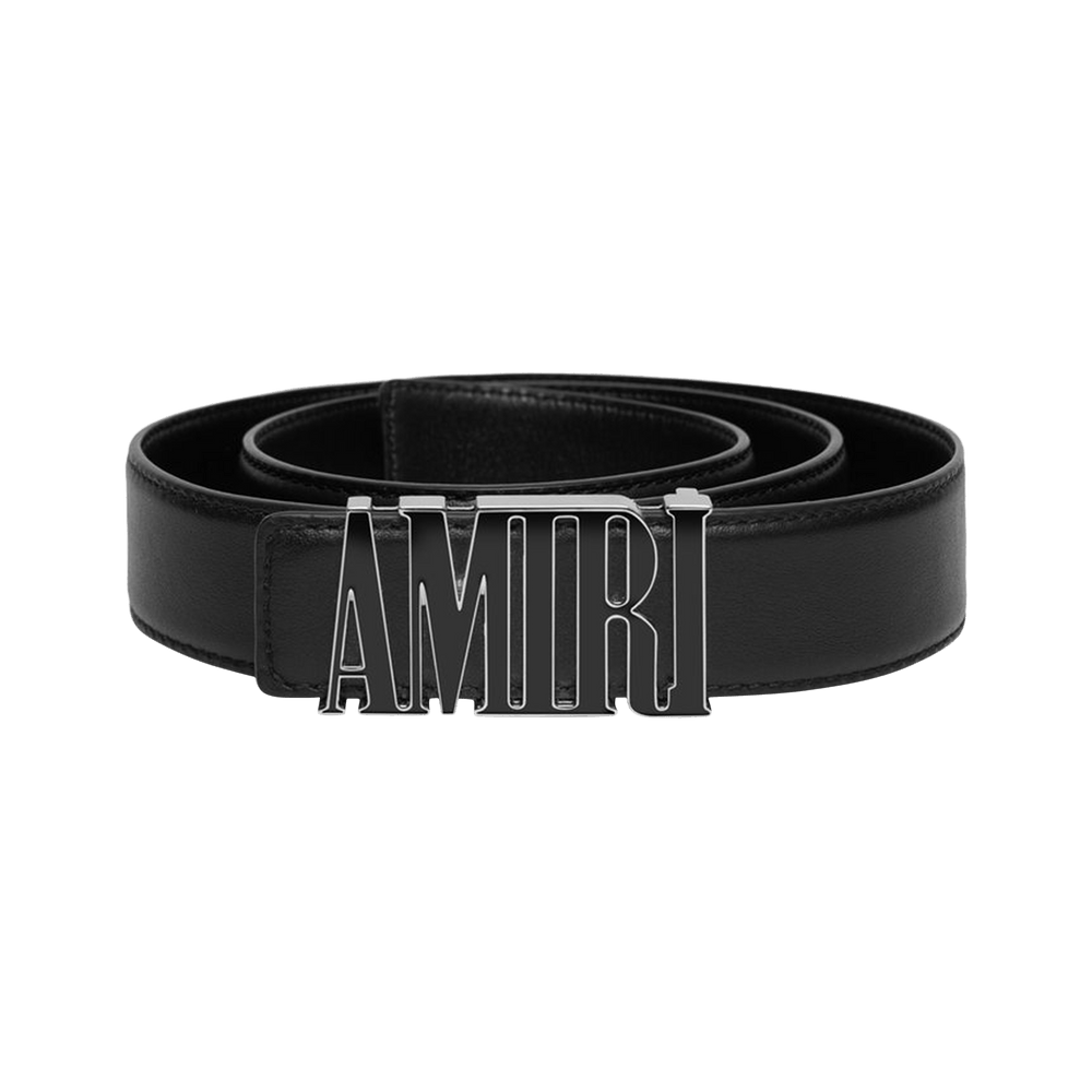 Buy Amiri Core Enamel Buckle MM30 Belt 'Black' - MAL010 001 BLAC | GOAT