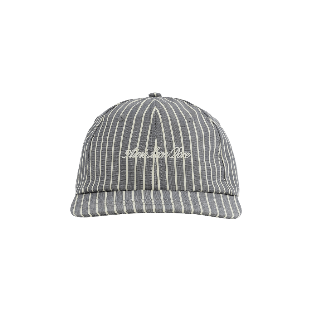 Buy Aimé Leon Dore Striped Poplin Logo Hat 'Navy/Cream Buy Aimé Leon Dore Striped Poplin Logo Hat 'Navy/Cream