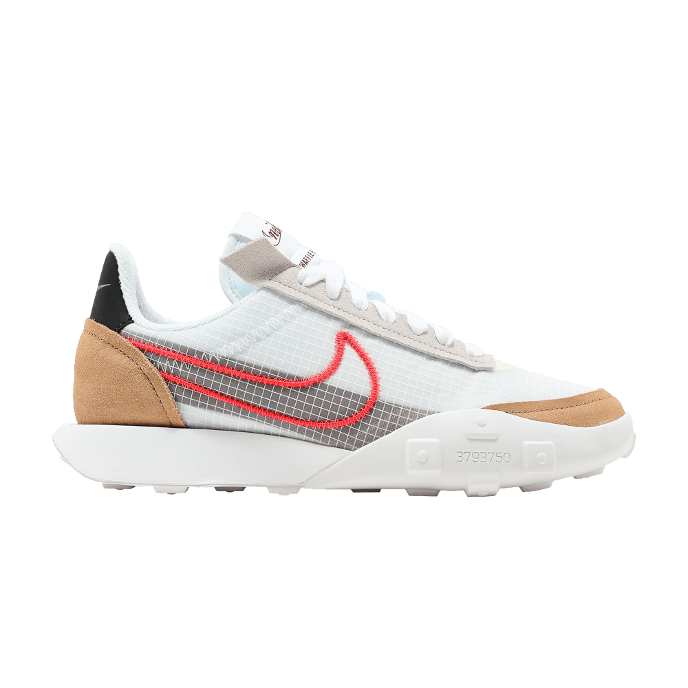Buy Wmns Waffle Racer 2X 'White Bright Crimson' - CK6647 101