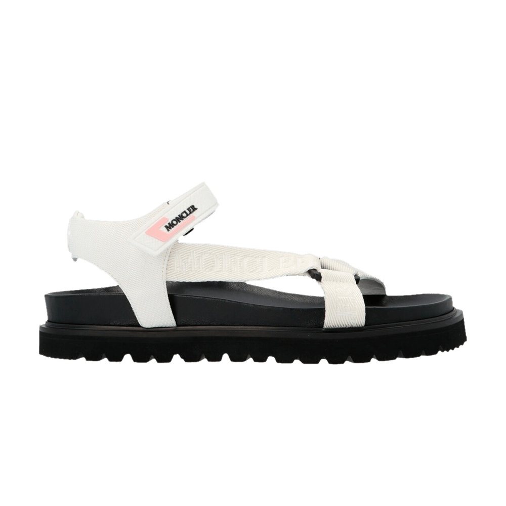 サンダル MONCLER Men Sandals White 4C0002001A49 002 モンクレール MONCLER MONCLER BASILE トリコロール サンダル