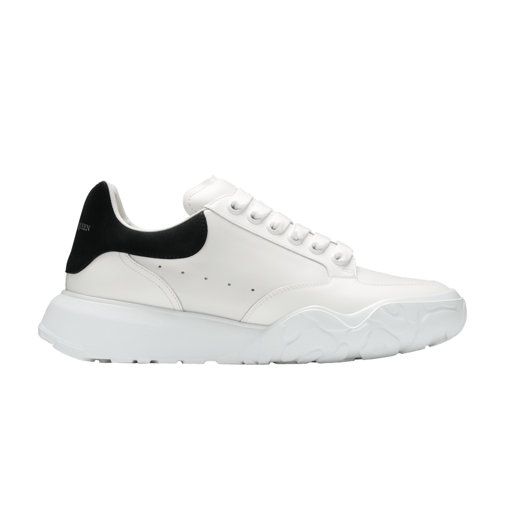 Alexander McQueen Oversized Court Trainer White Black