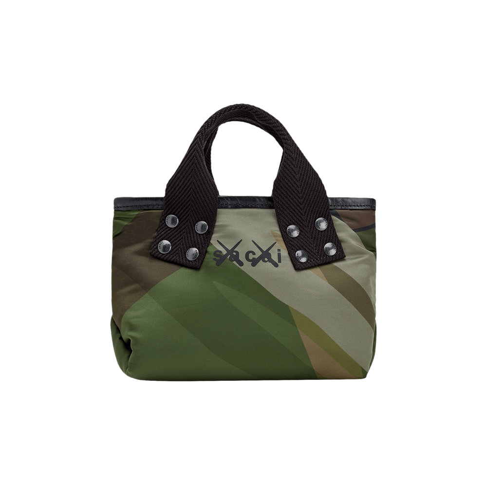 Buy Sacai x KAWS Small Tote Bag 'Camouflage' - 21 0256S 936 | GOAT UK