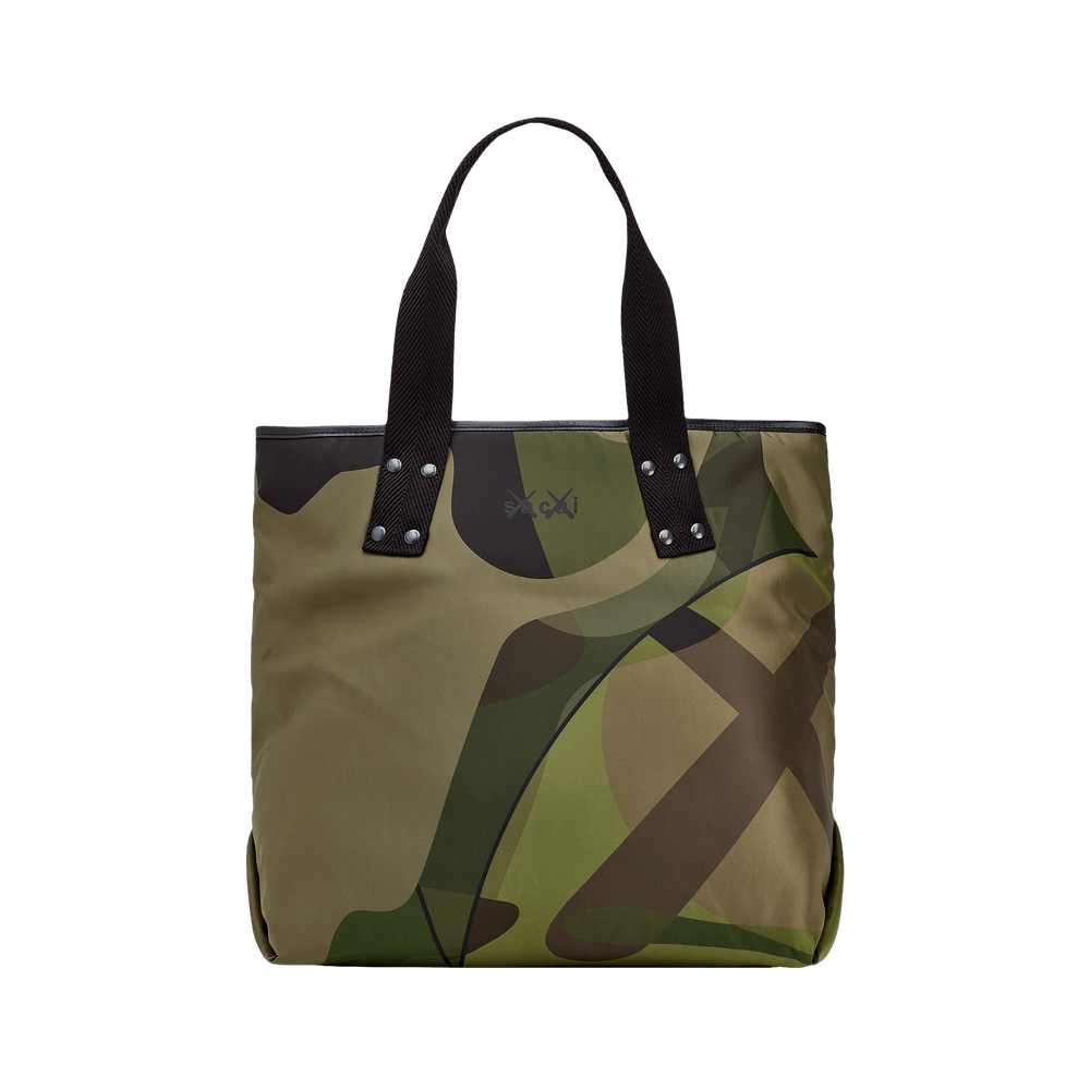Buy Sacai x KAWS Large Tote Bag 'Camouflage' - 21 0254S 936 | GOAT