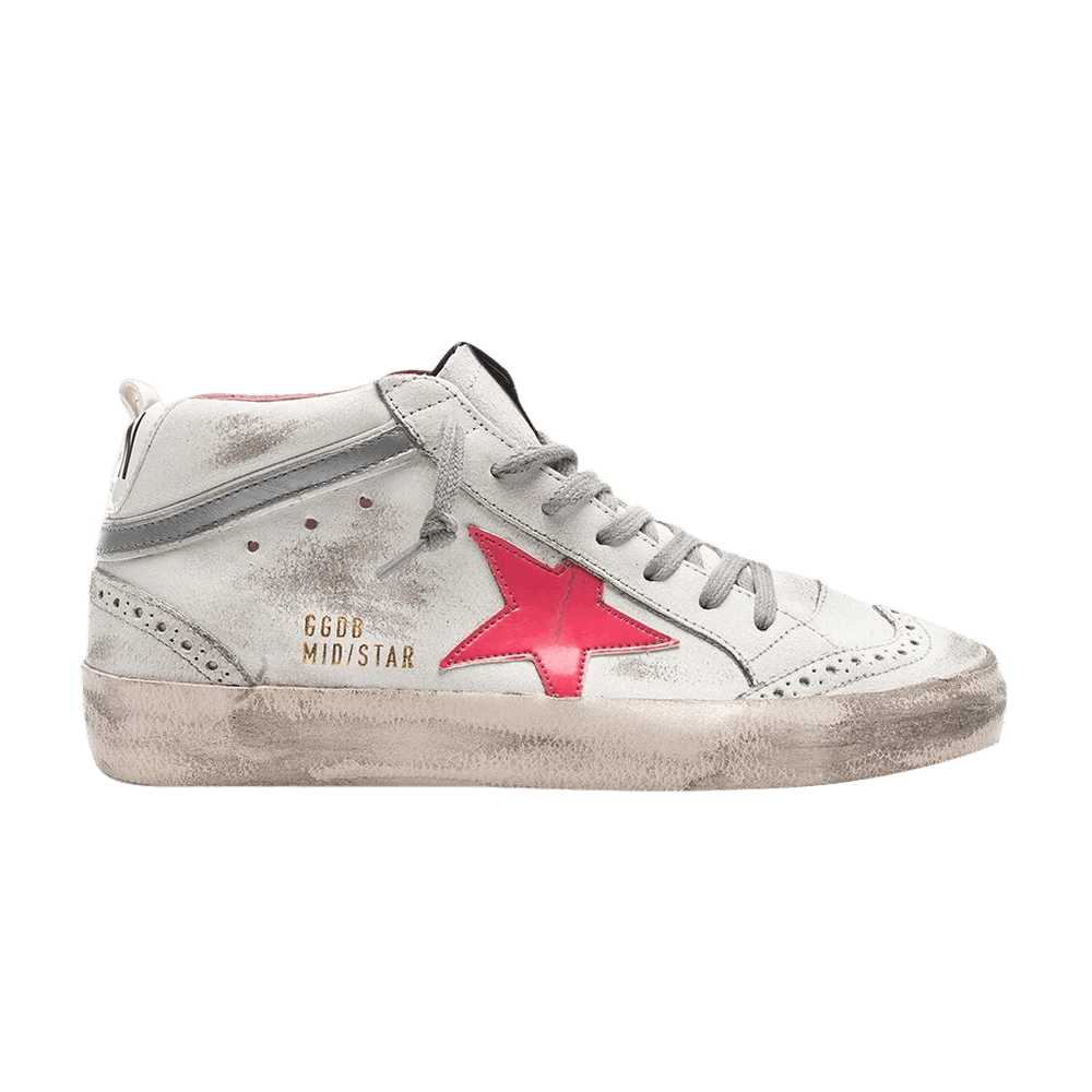 Pink mid star golden goose deals