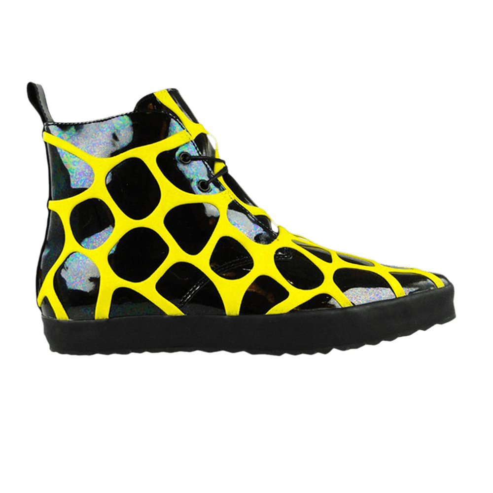 Buy Jeremy Scott x adidas Web Boots 'Black Yellow' - G95973 | GOAT