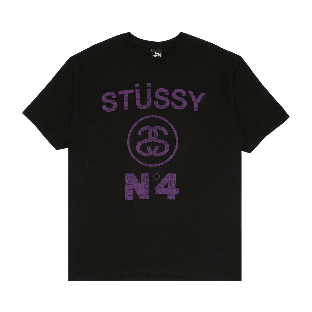 STUSSY Tシャツ Buy Stussy No.4 Croc Tee 'Black/Purple' - 3902592 BLAC | GOAT