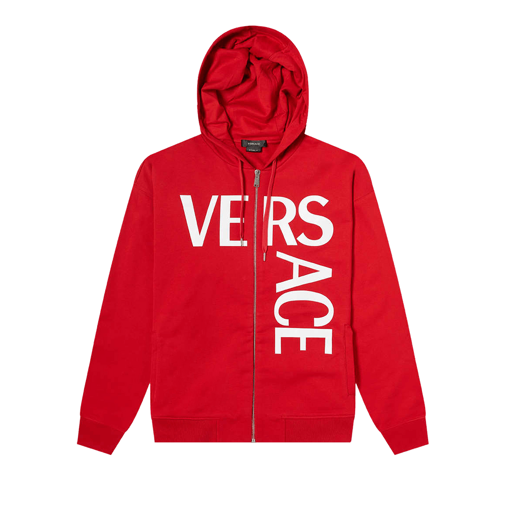 Versace red hoodie 2025