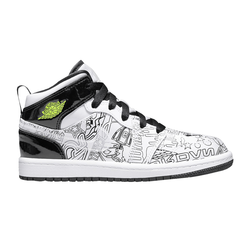 Buy Air Jordan 1 Mid SE PS 'DIY' - DC4098 100 | GOAT