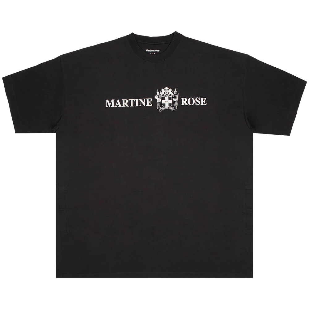 Buy Martine Rose Oversized Quiet Riot T-Shirt 'Black' - M622ES 