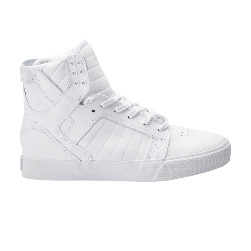 Supra skytop top white red
