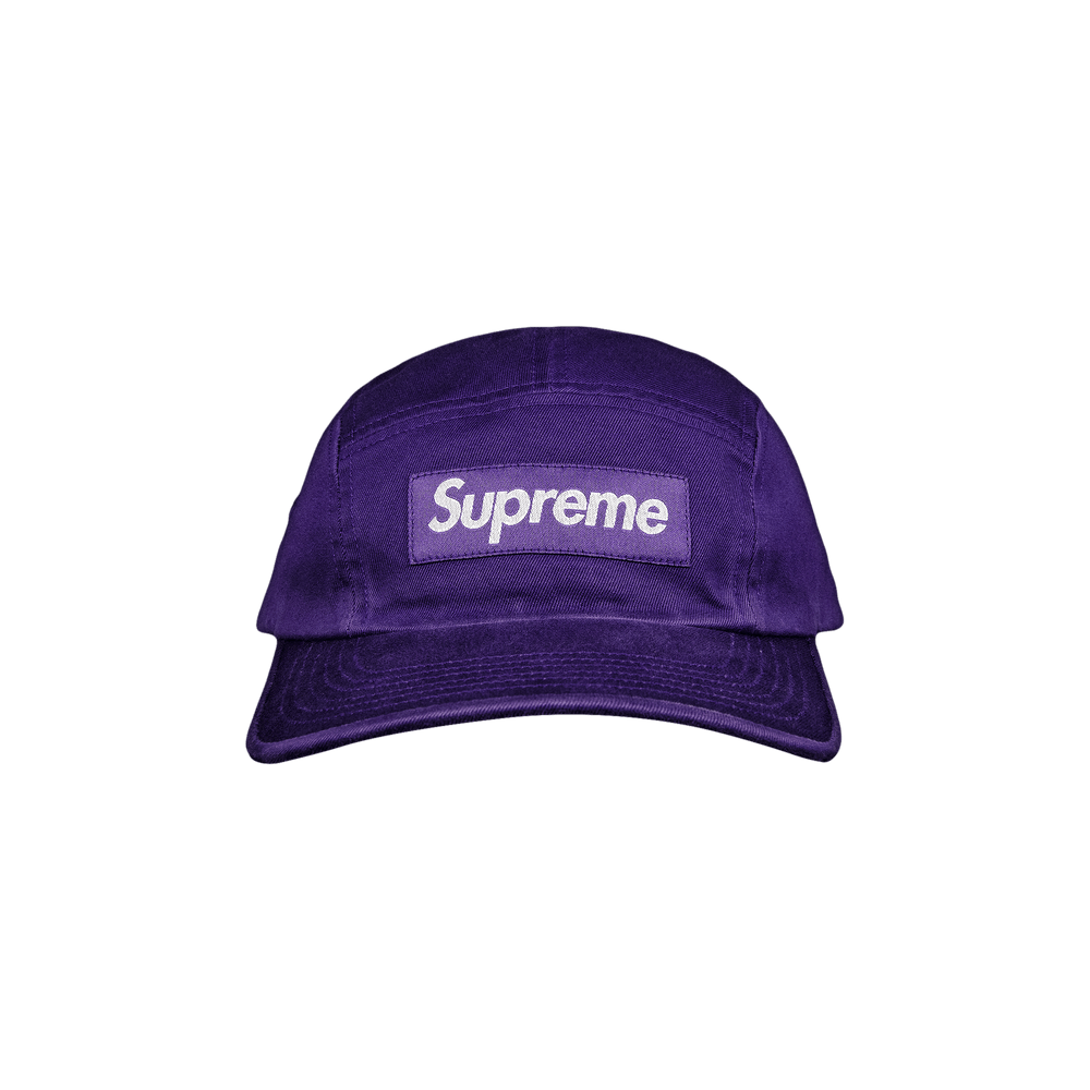 Buy Supreme Washed Chino Twill Camp Cap 'Dark Purple
