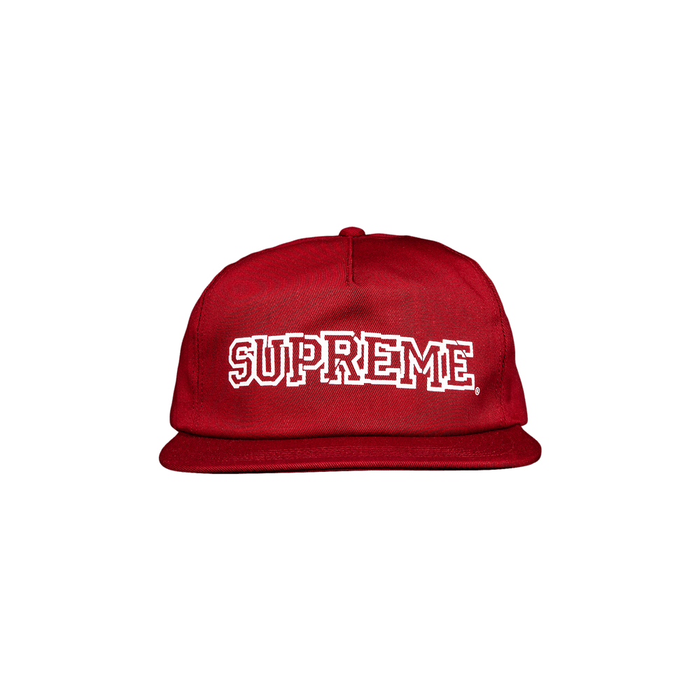 Buy Supreme Shattered Logo 5-Panel 'Cardinal' - FW21H127