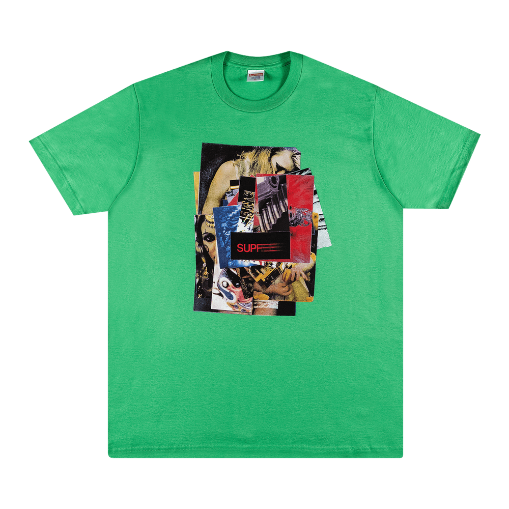 Buy Supreme Stack Tee 'Green' - FW21T5 GREEN | GOAT