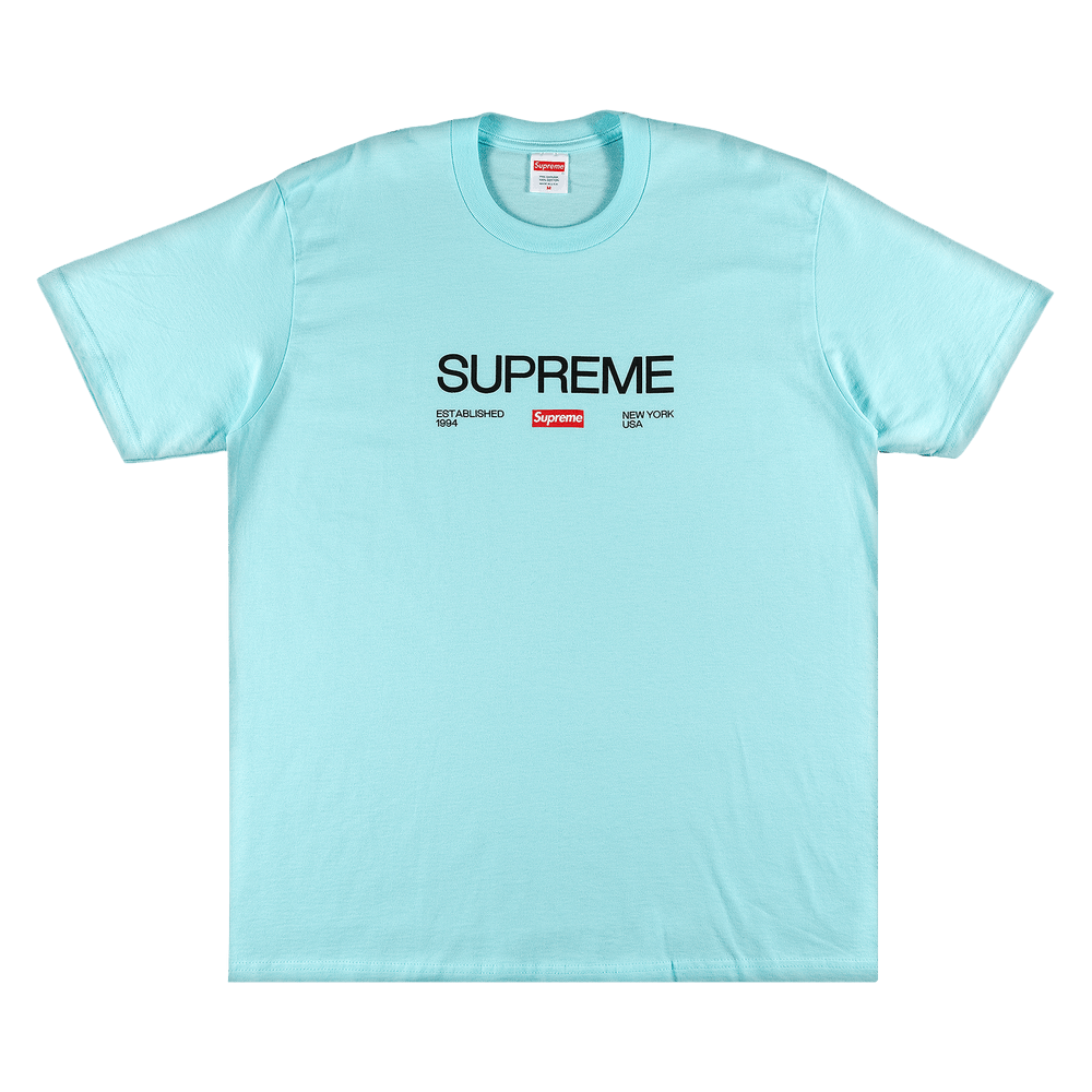 最新発見 Tee 1994 Est. Supreme Buy 'Turqouise' GOAT | TURQOUISE FW21T43 - Tシャツ/カットソー(半袖/袖なし)