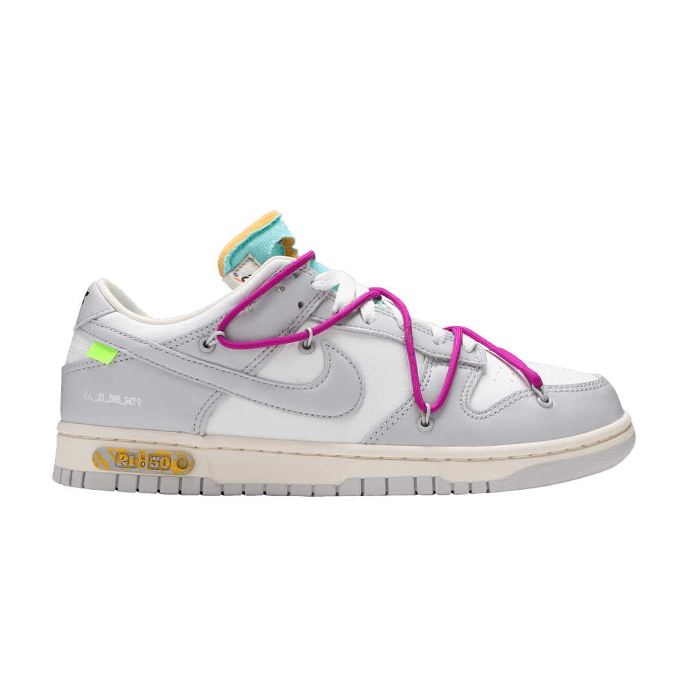 Buy Off-White x Dunk Low 'Lot 21 of 50' - DM1602 100 | GOAT