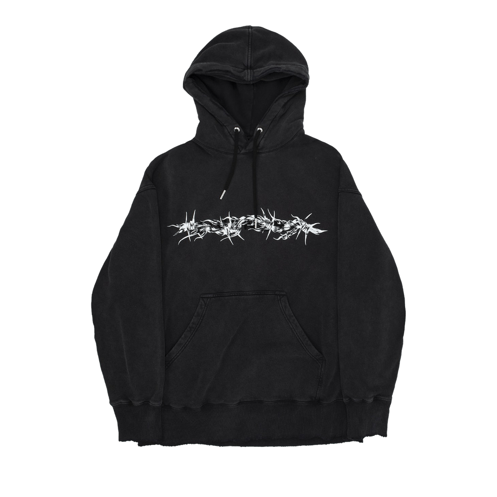 Buy Givenchy C&S Barbed Wire Hoodie 'Black' - BMJ0D53Y69 001 Buy Givenchy C&S Barbed Wire Hoodie 'Black' - BMJ0D53Y69 001