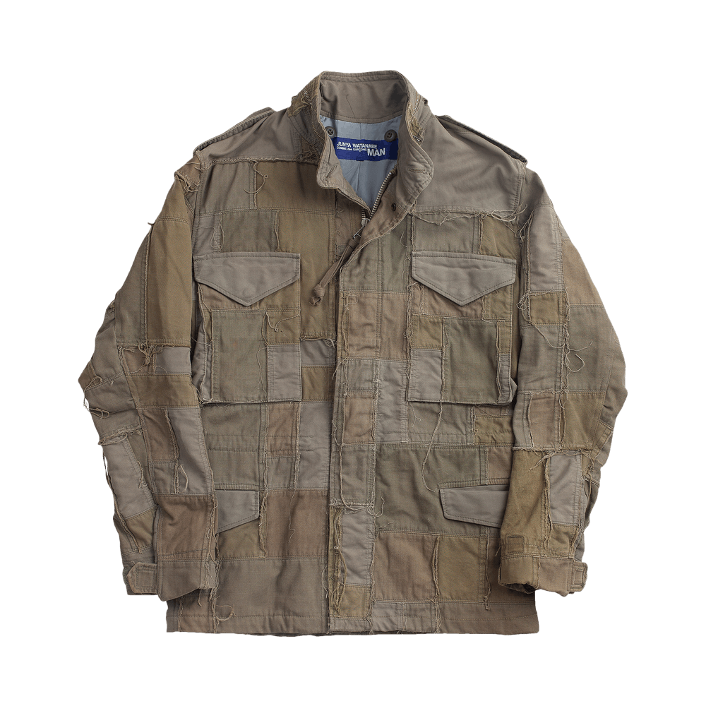 Buy Vintage Junya Watanabe Taxi Driver Patchwork Jacket Buy Vintage Junya Watanabe Taxi Driver Patchwork Jacket