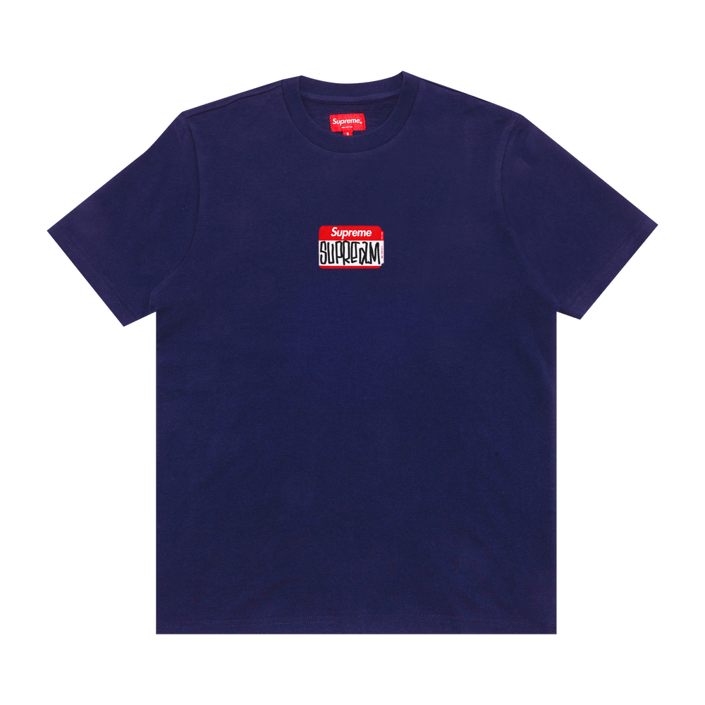 ともちん supreme Buy Supreme Gonz Nametag Short-Sleeve Top 'Washed Navy' - FW21KN55