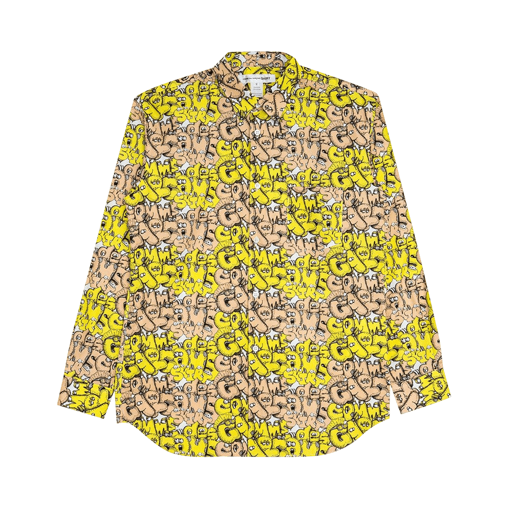 Buy Comme des Garçons SHIRT x KAWS Classic Printed Shirt Print F