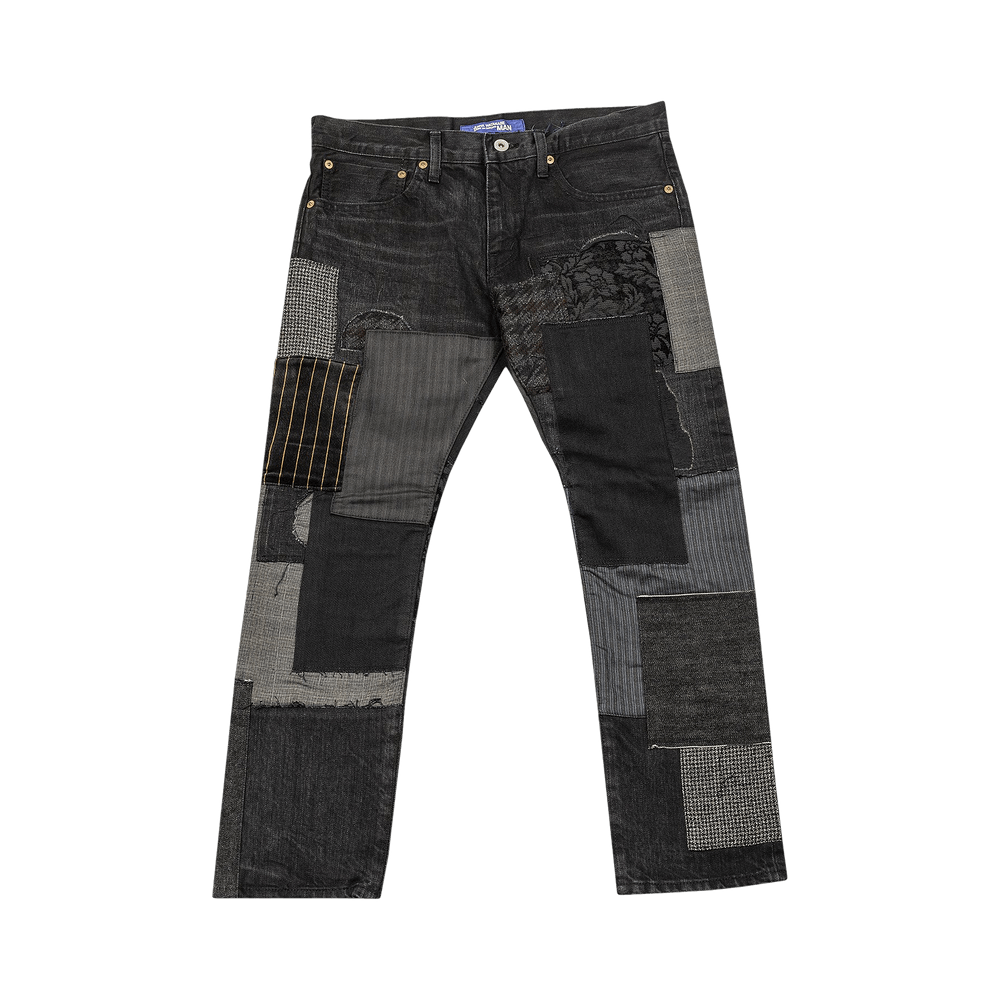 Buy Junya Watanabe Patchwork Denim Trouser 'Black' - WH P018