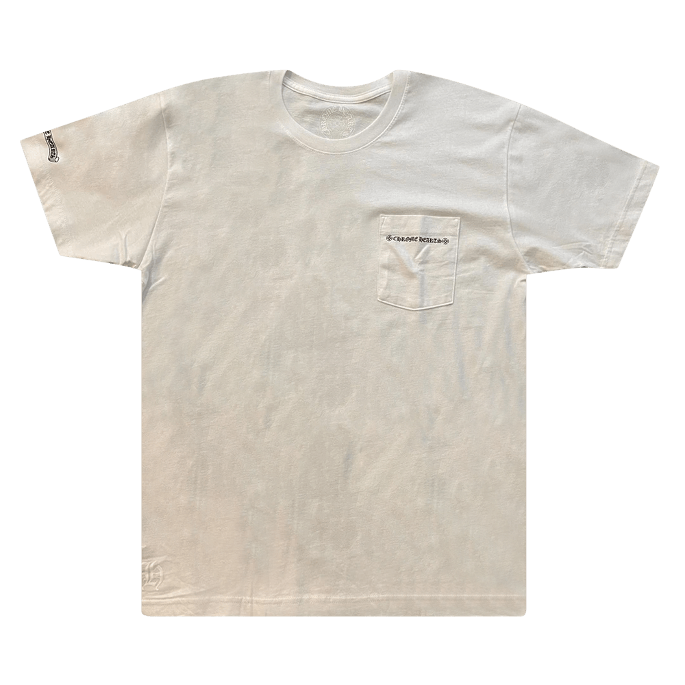 【Chrome Hearts】Cemetery Cross Tire Tracks T-shirt★半袖 Buy Chrome Hearts Cemetery Cross Tire Tracks T-Shirt 'White