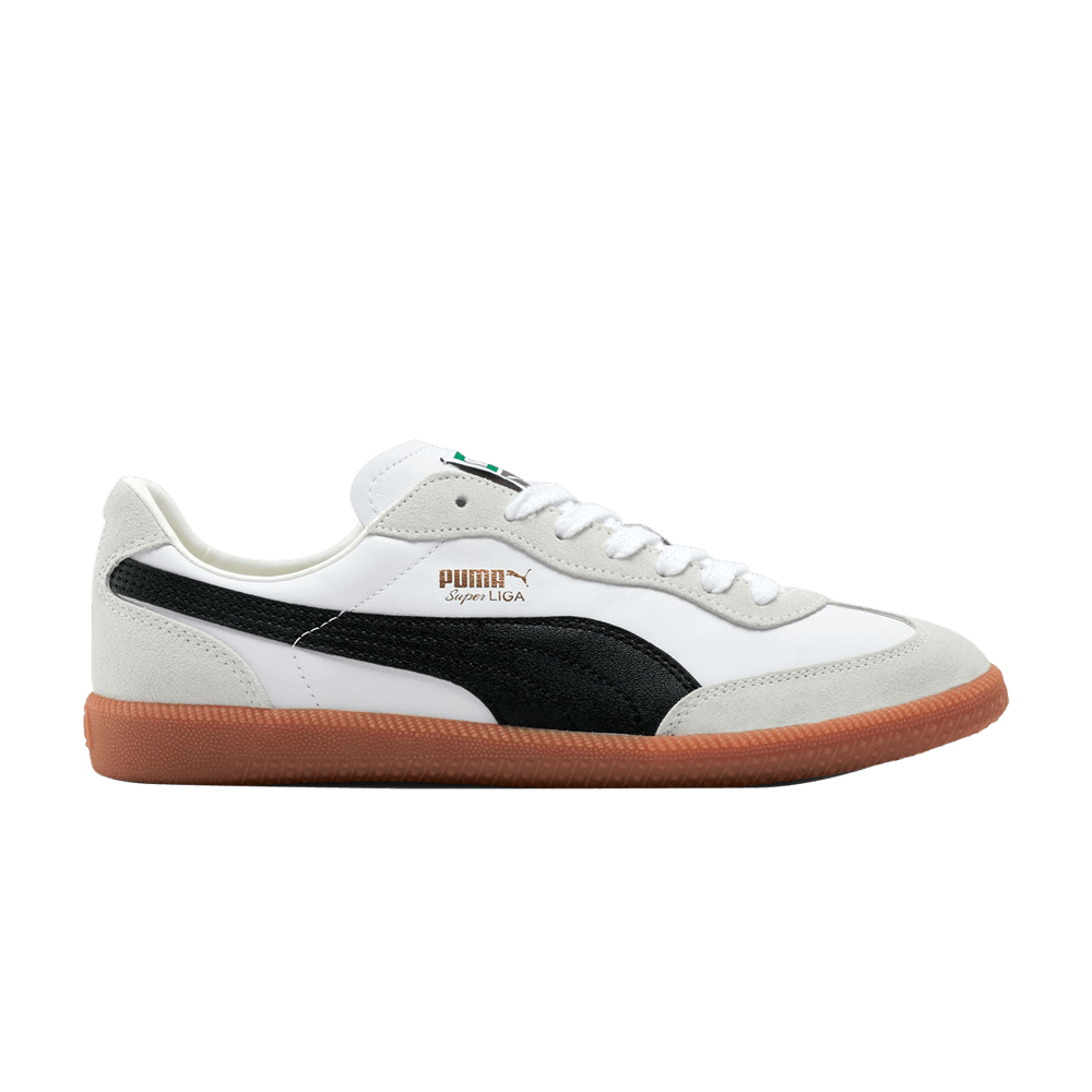 Puma super liga white cheap