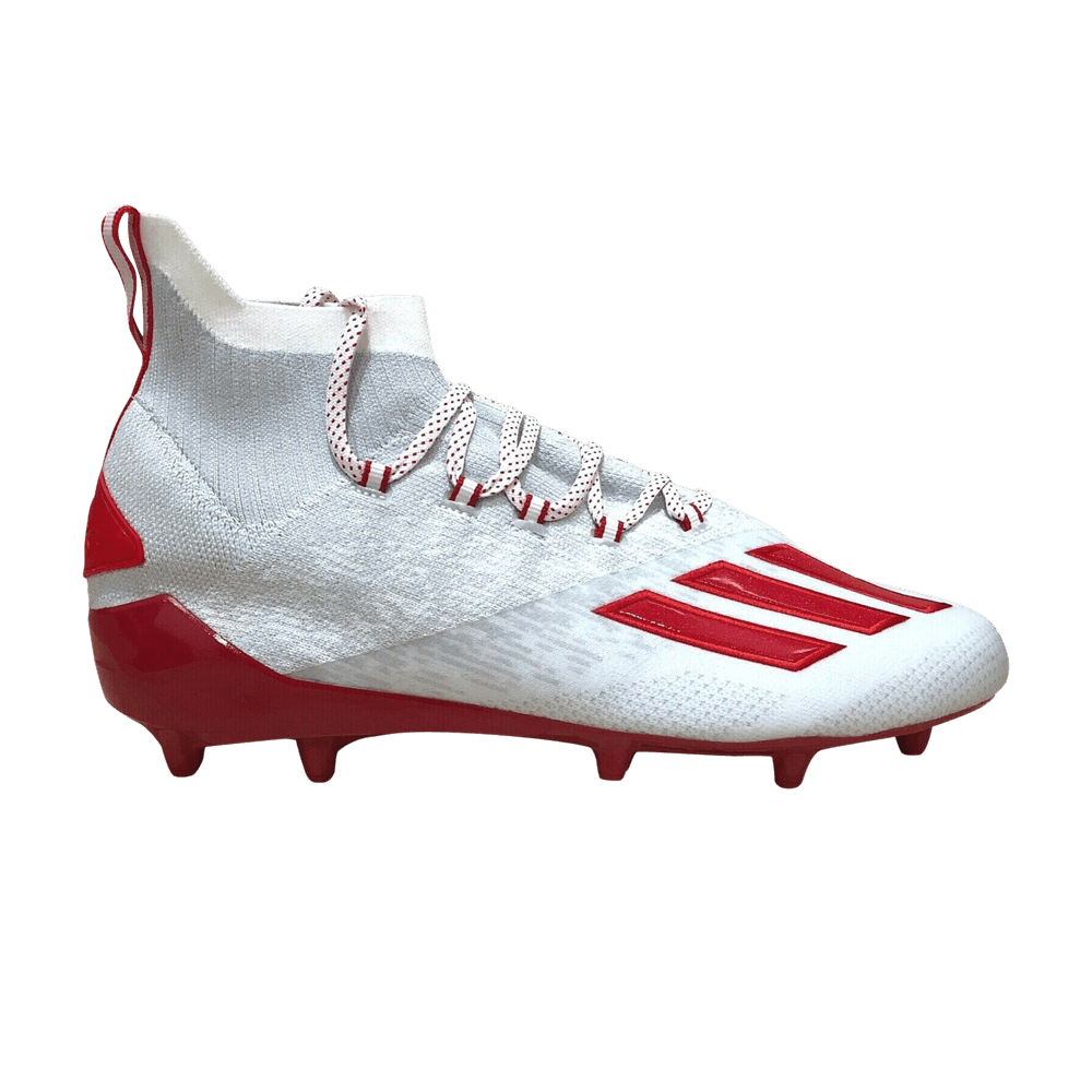 Adidas Adizero Primeknit Cleat Light Grey Red