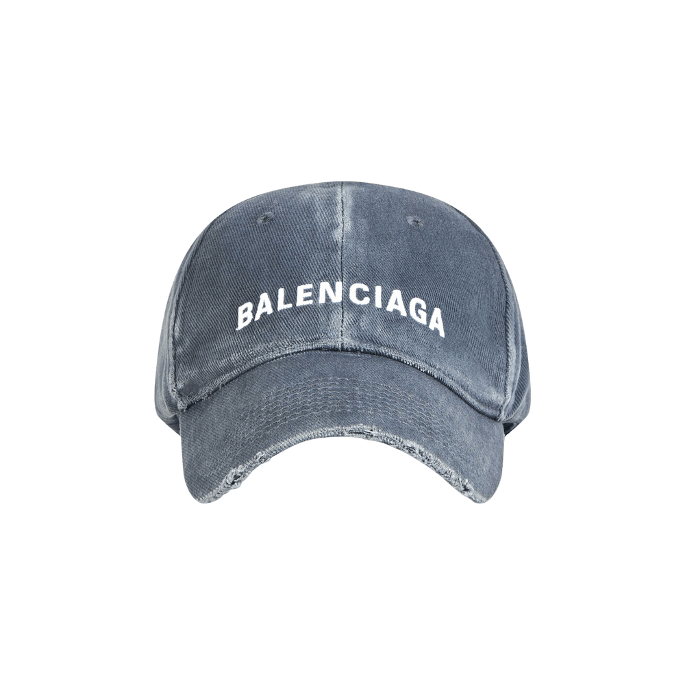 Buy Balenciaga Logo Front Cap 'Dark Grey/White' - 673319 410B2
