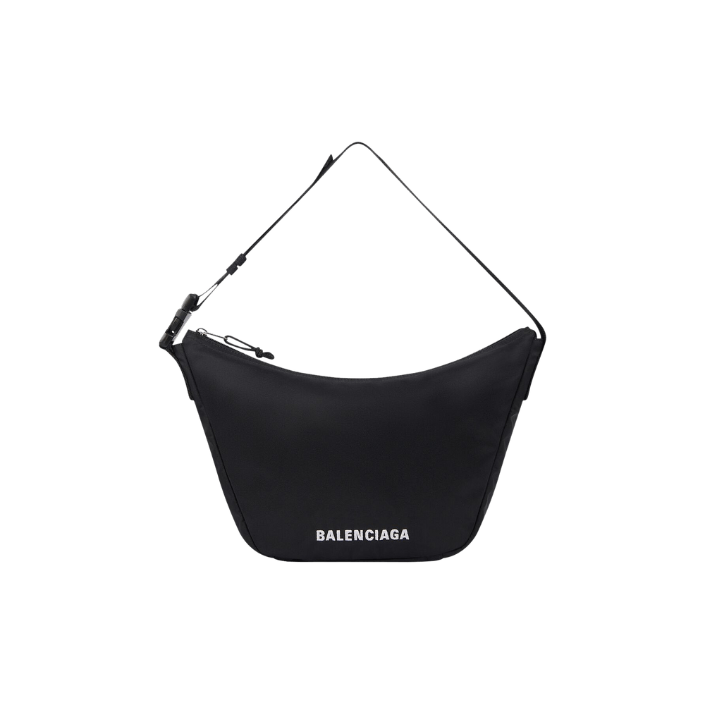 Buy Balenciaga Wheel Logo Beltpack 'Black/White' - 661926 H858X