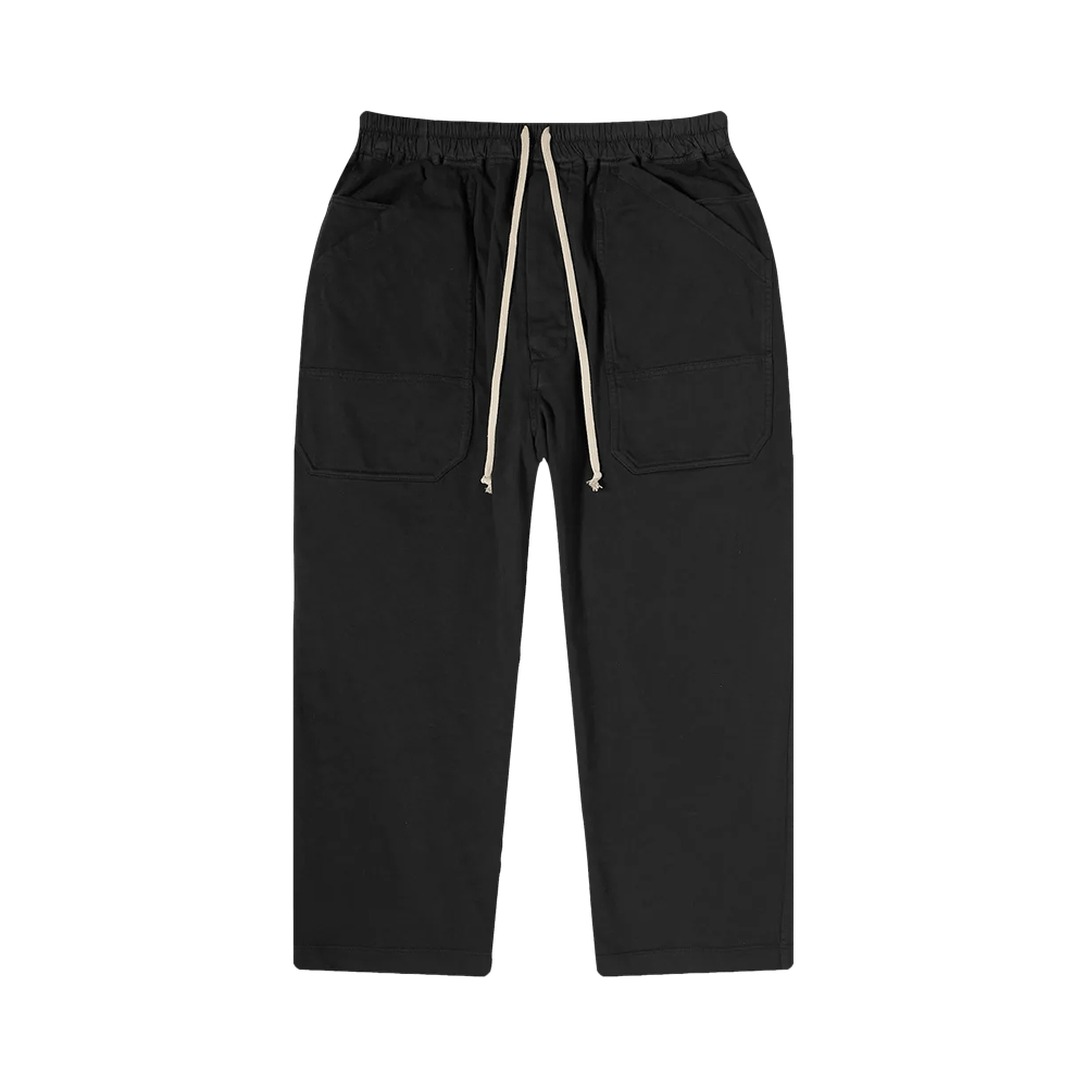 Buy Rick Owens DRKSHDW Mountain Drawstring Cropped Pants 'Black