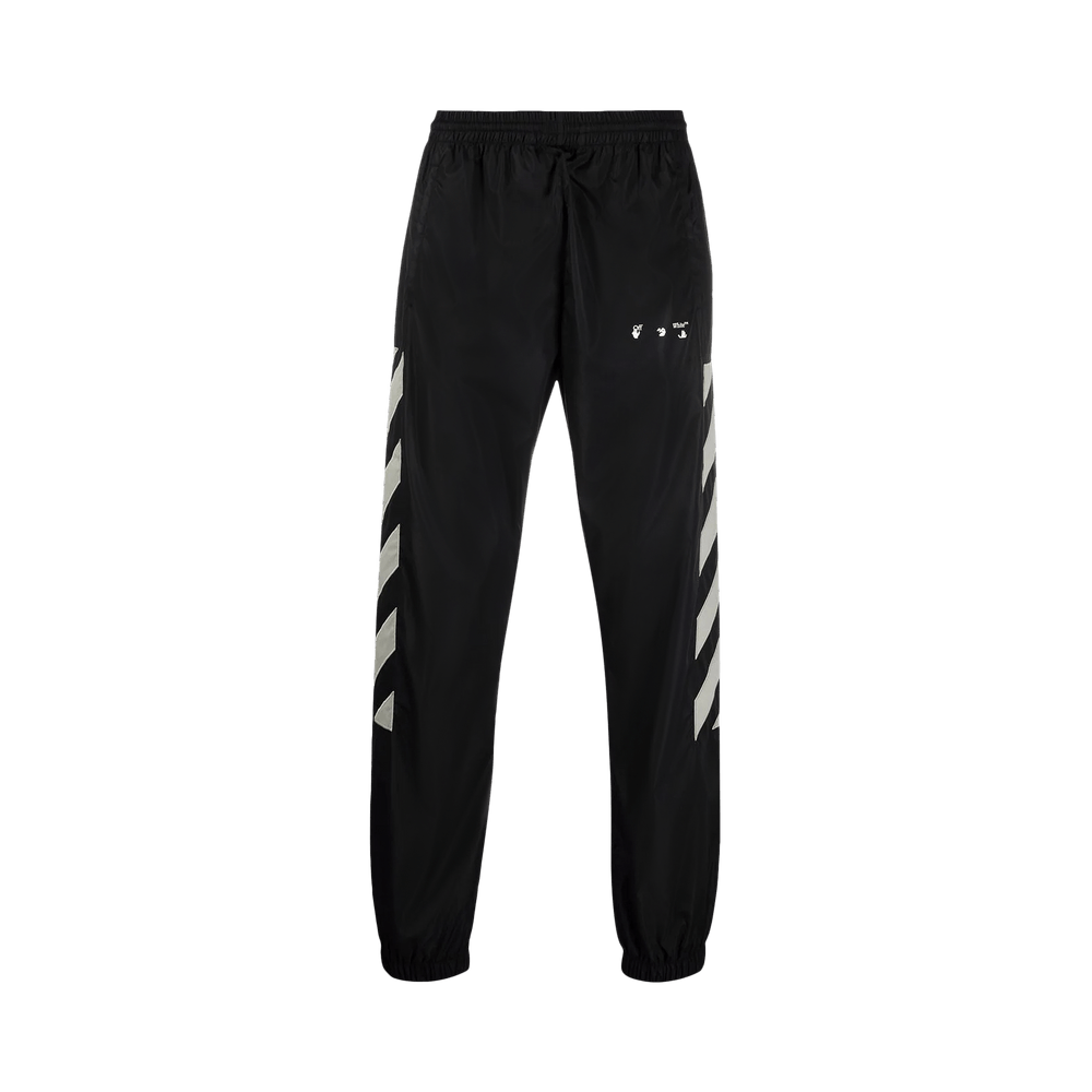 Buy Off-White Diag Nylon Track Pants 'Black/Abbey/Stone