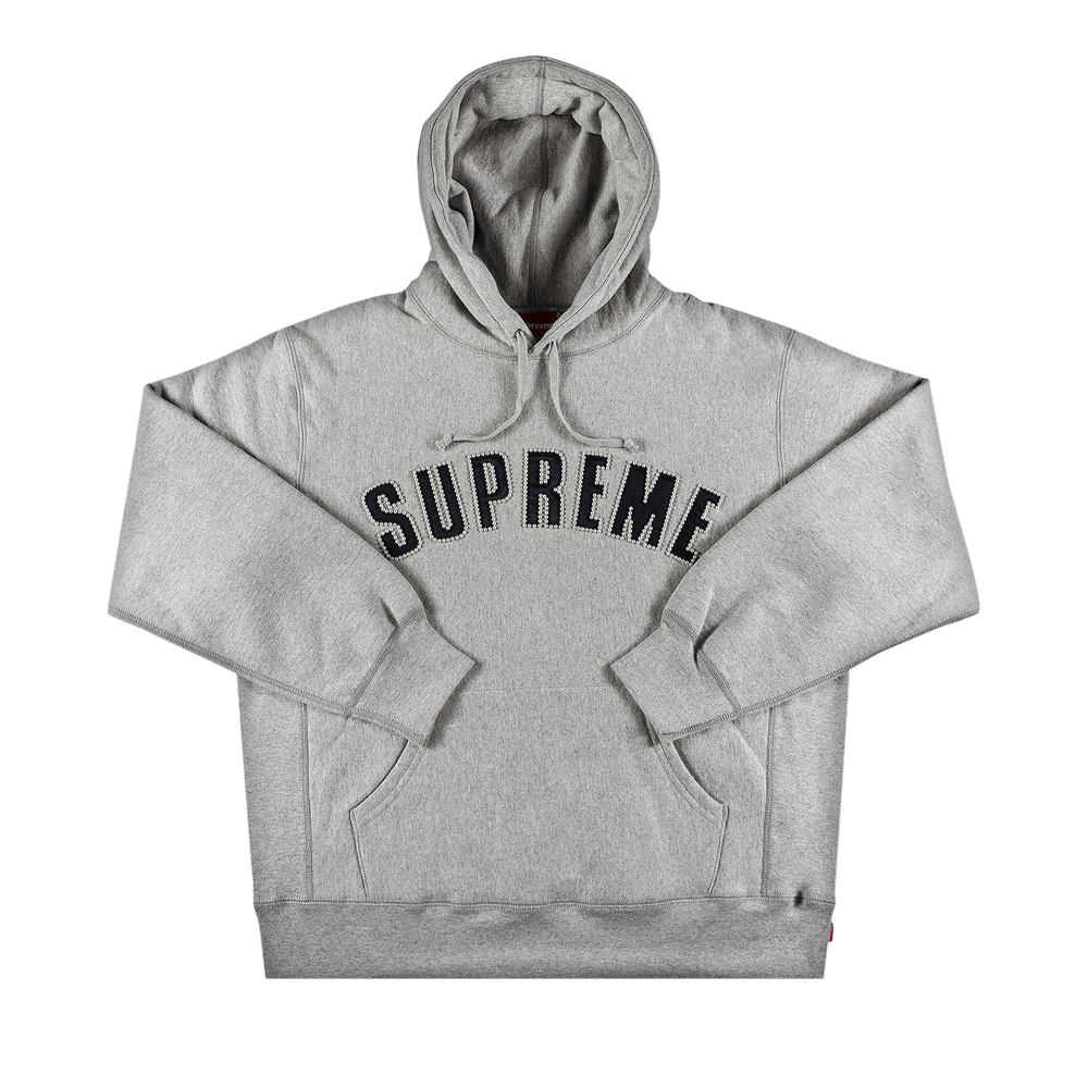 Buy Supreme Pearl Logo Hooded Sweatshirt 'Heather Grey 