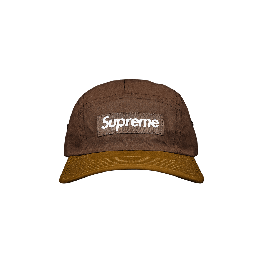 Supreme Waxed Cotton Camp Cap 'Brown' | GOAT