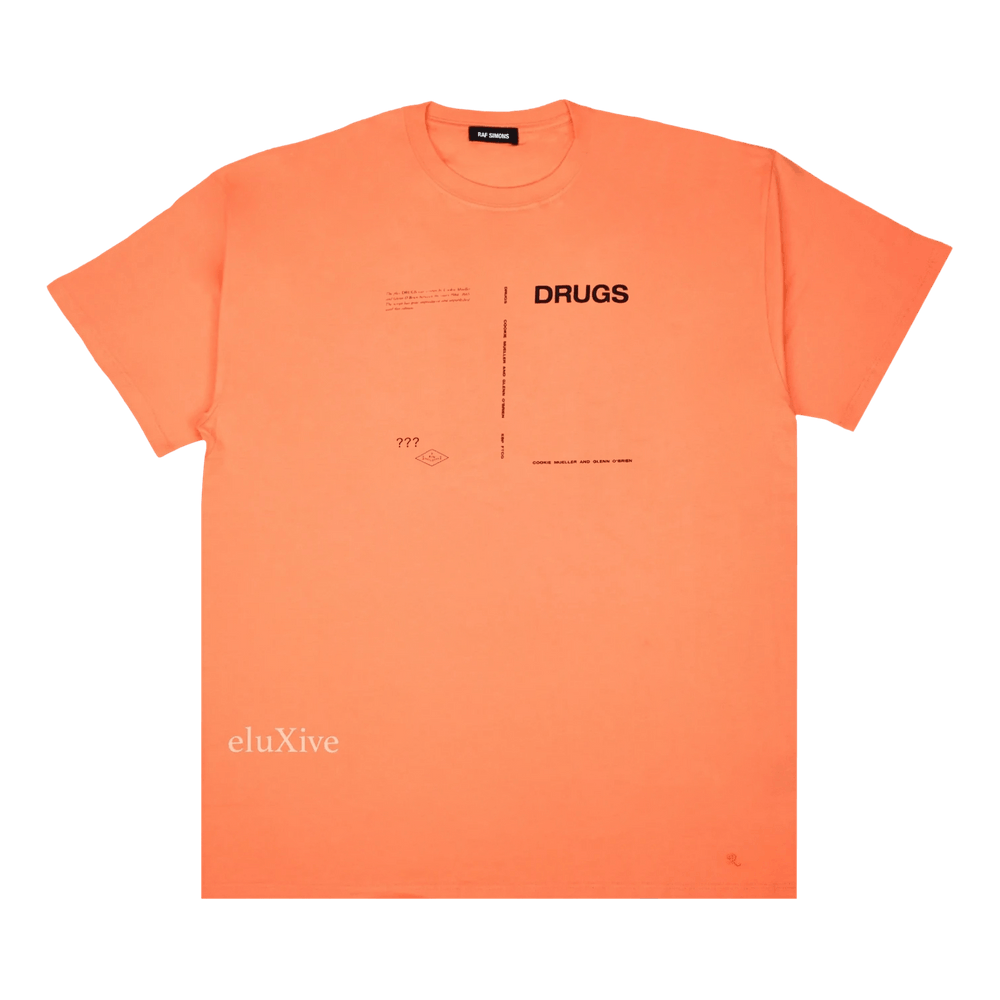 Raf simons drugs sweatshirt top