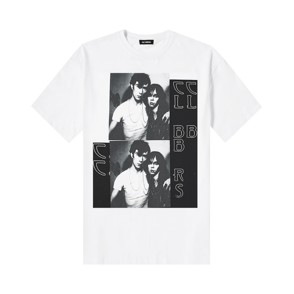 Buy Raf Simons Couple Tee 'White' - 191 110 19006 00010 | GOAT