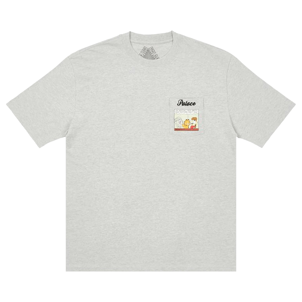 【本物保証】 Palace Buy Garfield P21TS114 - Marl' 'Grey T-Shirt Pocket トップス
