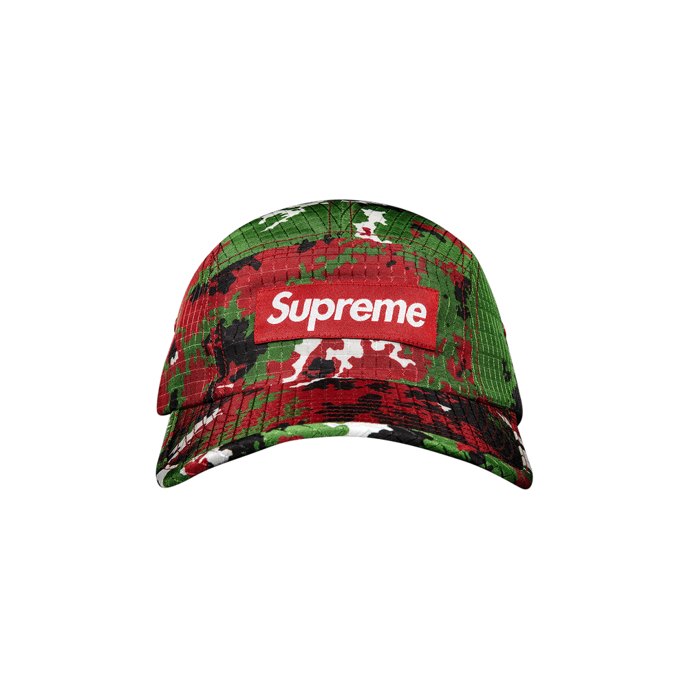 Supreme Red Camo Military Camp Cap (SS23) – Refresh PGH