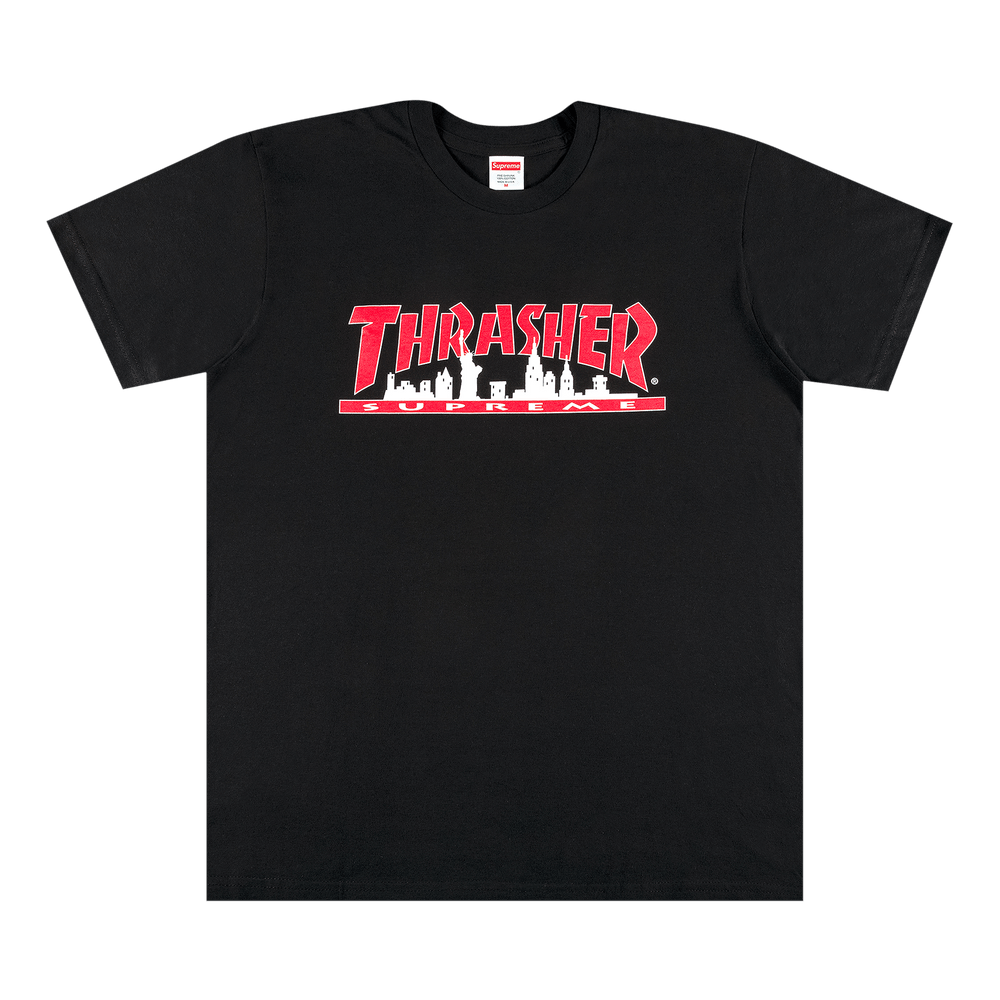 SUPREME×Thrasher 21AW Game Tee Tシャツ 黒 Buy Supreme x Thrasher Game Tee 'Black' - FW21T12 BLACK | GOAT