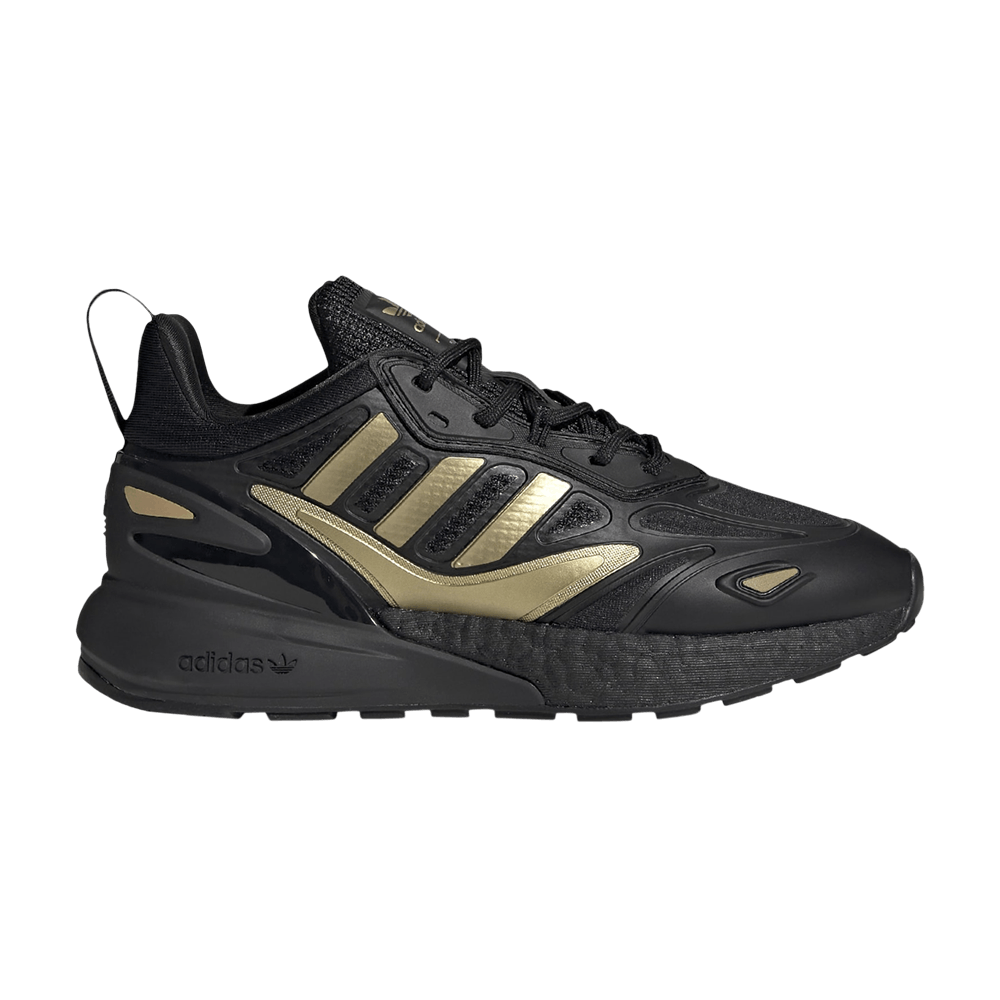 Buy Adidas ZX 2K Boost 2.0 J 'Black Gold Metallic' - GZ7484 | GOAT