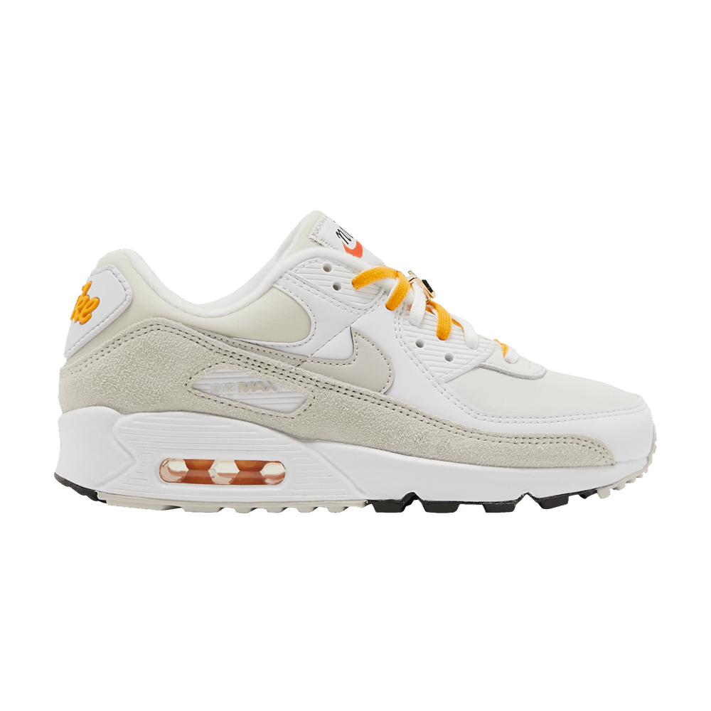 Buy Wmns Air Max 90 SE 'First Use - White University Gold