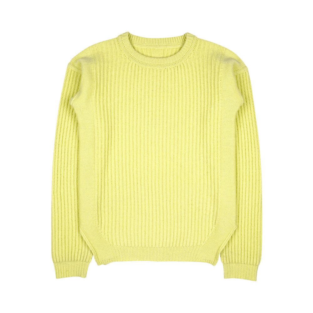 Buy Rick Owens Sisyphus Fisherman Knit Sweater 'Lime' - RU18F1660 