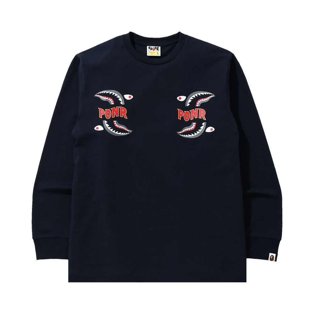 Bape shark long sleeve deals